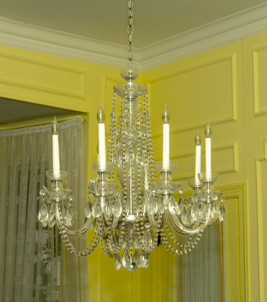 Crystal Glass Candelabra Chandelier EBTH